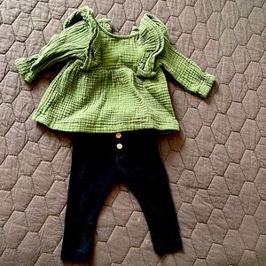 Baby girl, Cat&Jack set, 0-3 months